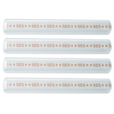 Clear High Adhesive Flow Lined Heat Shrink Tubing 4:1 Orange .700" ID 8-1/0 AWG - 12" Inch 4 Pack