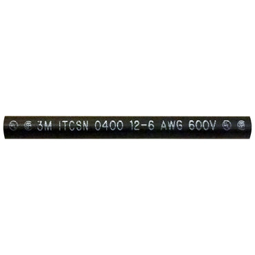 Heavy Dual Wall 3M Adhesive-lined Heat Shrink Tubing 3:1 Black .40" ID 12-6 AWG - 6" Inch 1 Each
