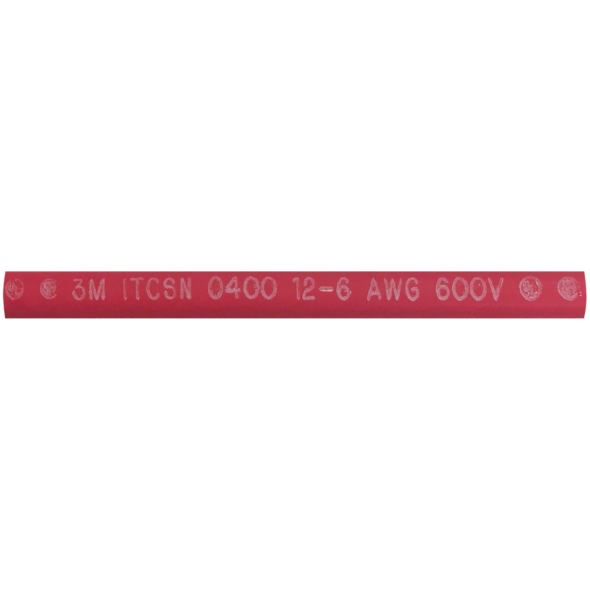 Heavy Dual Wall 3M Adhesive-lined Heat Shrink Tubing 3:1 Red .40" ID 12-6 AWG - 6" Inch 1 Each