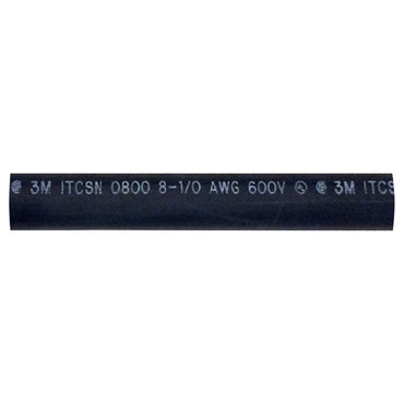 Heavy Dual Wall 3M Adhesive-lined Heat Shrink Tubing 3:1 Black .80" ID 8-1/0 AWG - 6" Inch 1 Each