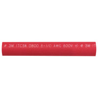Heavy Dual Wall 3M Adhesive-lined Heat Shrink Tubing 3:1 Red .80" ID 8-1/0 AWG - 6" Inch 1 Each