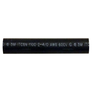 Heavy Dual Wall 3M Adhesive-lined Heat Shrink Tubing 3:1 Black 1.10" ID 2-4/0 AWG - 6" Inch 1 Each