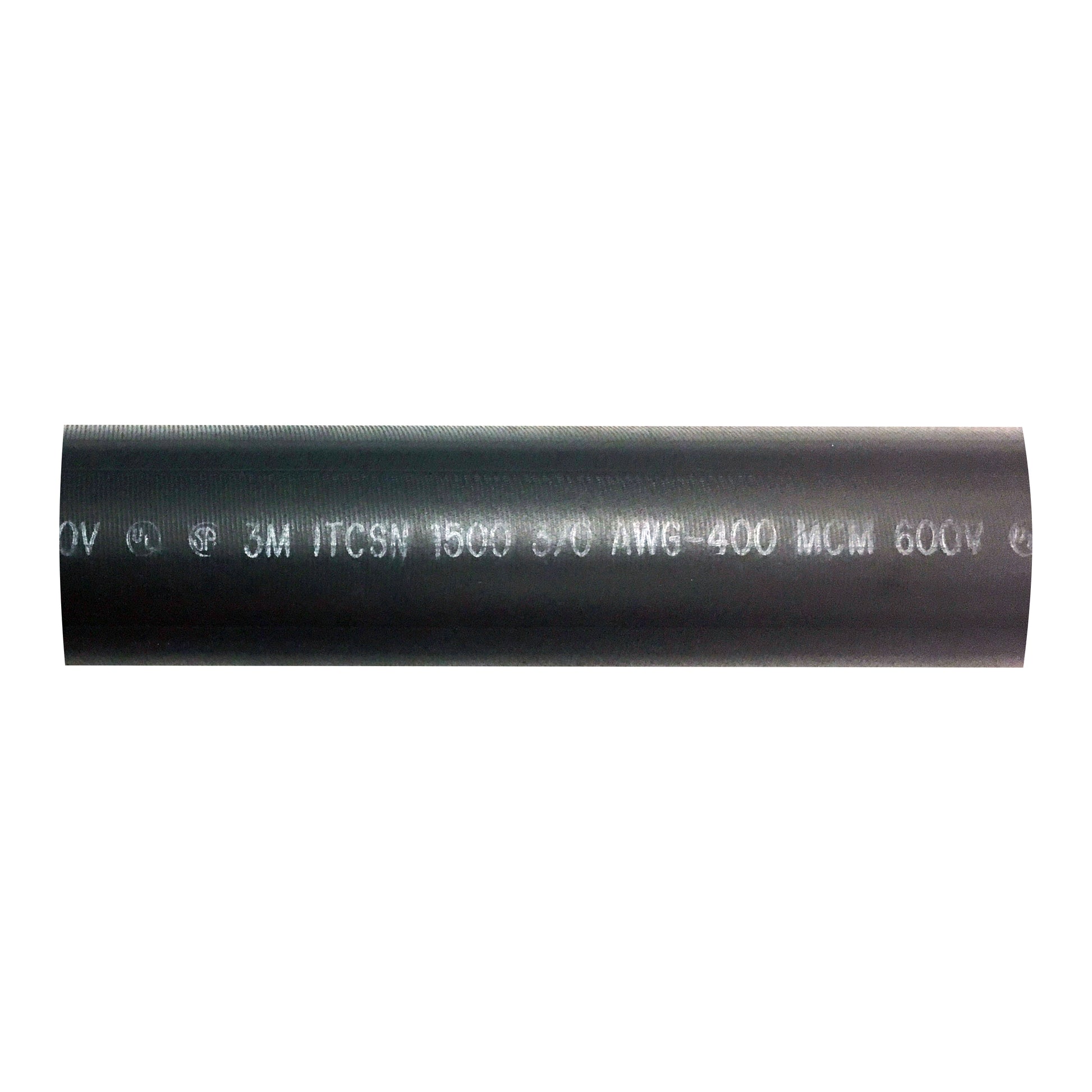 Heavy Dual Wall 3M Adhesive-lined Heat Shrink Tubing 3:1 Black 1.5" ID 3/0-4/0 AWG - 6" Inch 1 Each