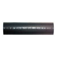Heavy Dual Wall 3M Adhesive-lined Heat Shrink Tubing 3:1 Black 1.5" ID 3/0-4/0 AWG - 6" Inch 1 Each