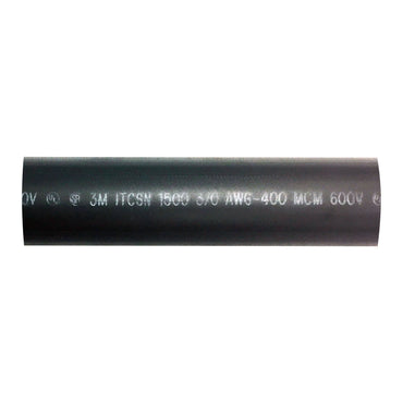 Heavy Dual Wall 3M Adhesive-lined Heat Shrink Tubing 3:1 Black 1.5" ID 3/0-4/0 AWG - 6" Inch 1 Each