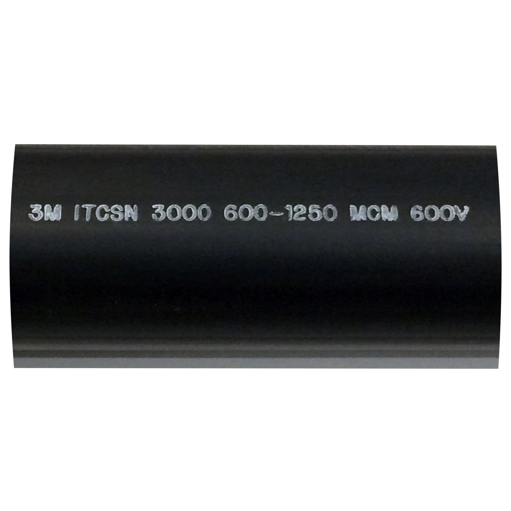 Heavy Dual Wall 3M Adhesive-lined Heat Shrink Tubing 3:1 Black 3" ID 600-1250 MCM - 6" Inch 1 Each