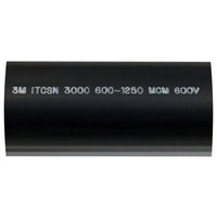 Heavy Dual Wall 3M Adhesive-lined Heat Shrink Tubing 3:1 Black 3" ID 600-1250 MCM - 6" Inch 1 Each