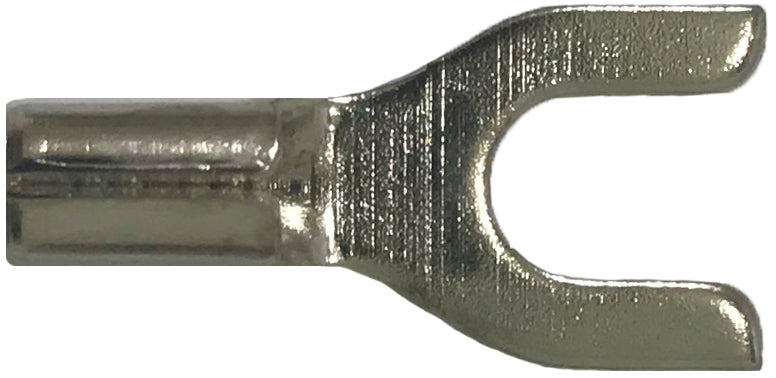 High Temperature Spade Terminal 16-14 Gauge #8 Stud - 100 Pack