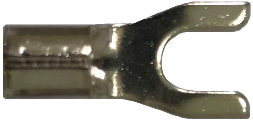 High Temperature Spade Terminal 12-10 Gauge #8 Stud - 100 Pack