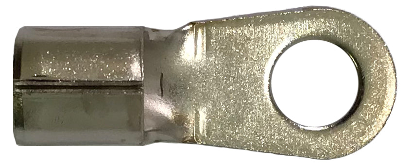 High Temperature Ring Terminal 2 Gauge 1/4" Stud - 100 Pack