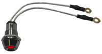Red LED Lamp Indicator Light - Chrome