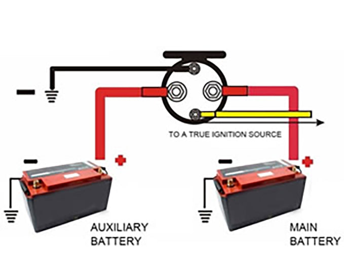 80 Amp Heavy Duty Battery Isolator Solenoid & Relay