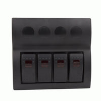 4 Position Waterproof Rocker Switch Panel With Circuit Protection