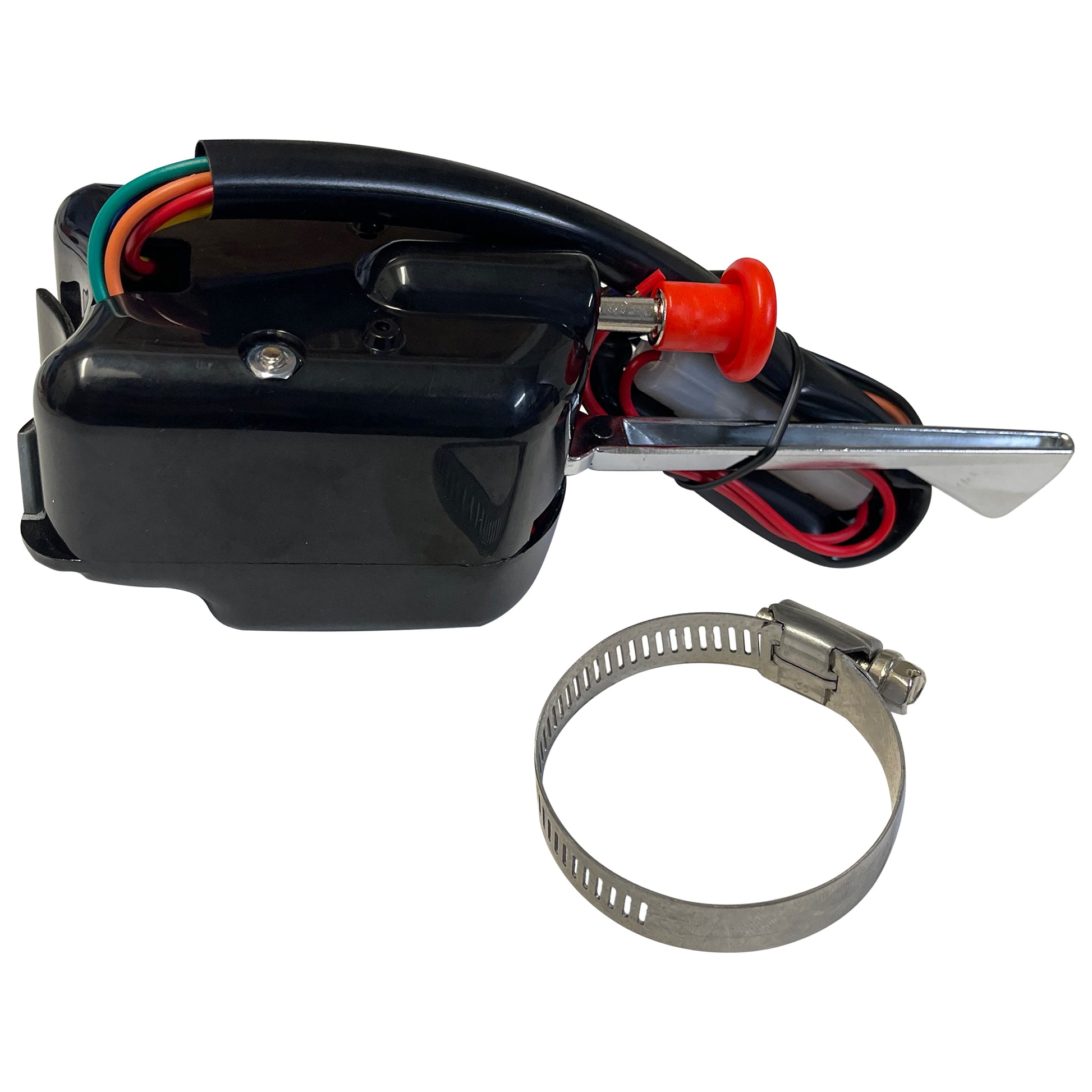Universal Black Turn Signal Switch 7 Wire W/ Indicator Light & Emergency Flasher Button