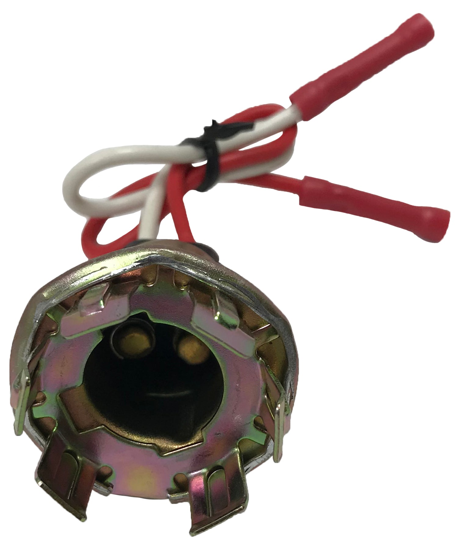 (2) Parking Light Bulb Socket Standard S75 Lamp Repair Pigtail Assembly