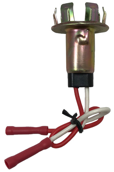(2) Parking Light Bulb Socket Standard S75 Lamp Repair Pigtail Assembly