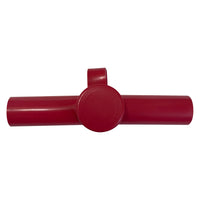 Red Positive 3/0 AWG Specialty Battery Insulating Boot Cover for Two Cables