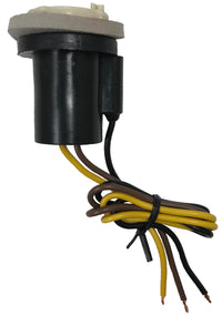(2) Turn Signal Light Socket Standard S-77 Lamp Pigtail Repair Assembly