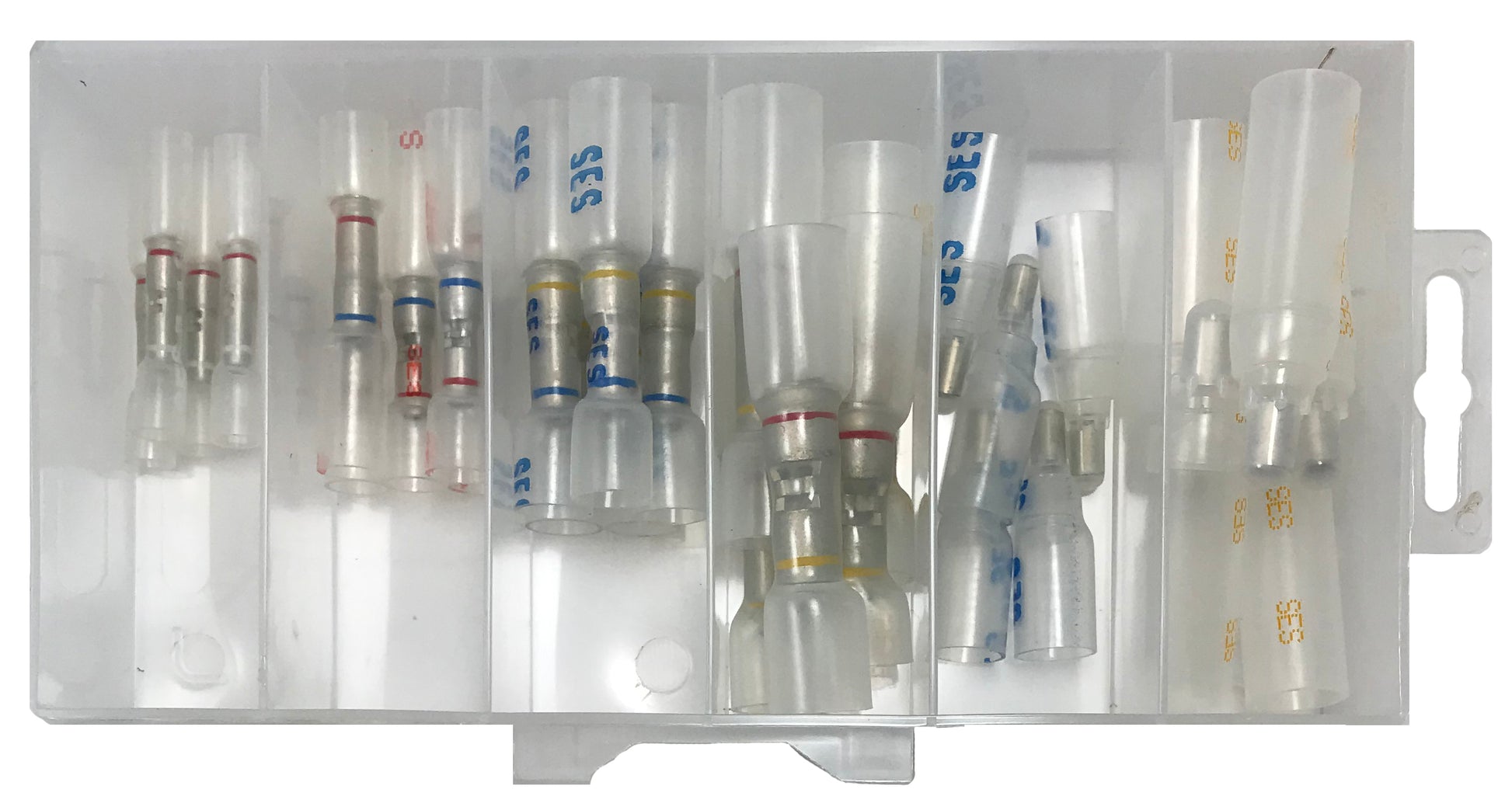 30 Piece Heat Shrink & Crimp Multiple Wire Closed End & 2-1 In-Line Butt Connector Assortment Kit