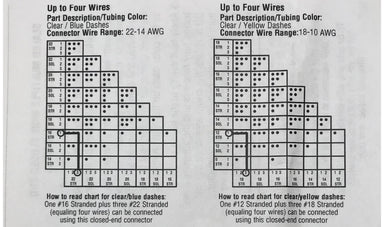 30 Piece Heat Shrink & Crimp Multiple Wire Closed End & 2-1 In