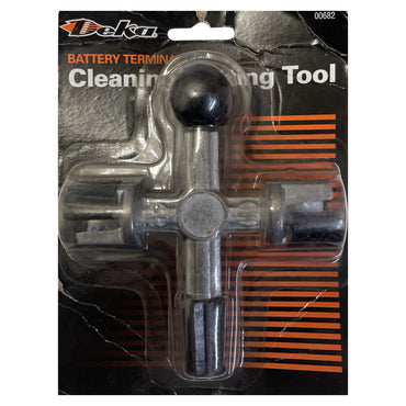 Deka 00682 3-Way Battery Terminal Cleaning & Cable Cutting Tool