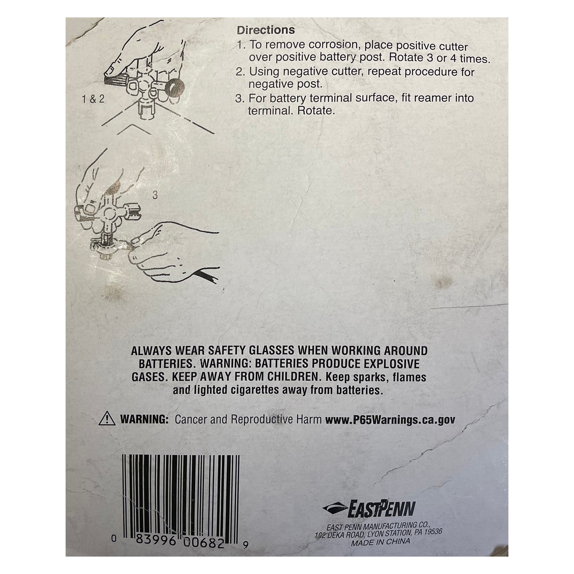 Deka 00682 3-Way Battery Terminal Cleaning & Cable Cutting Tool