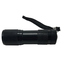 UV 9 LED Ultra Violet Inspection Light Flashlight Blacklight Lamp Torch