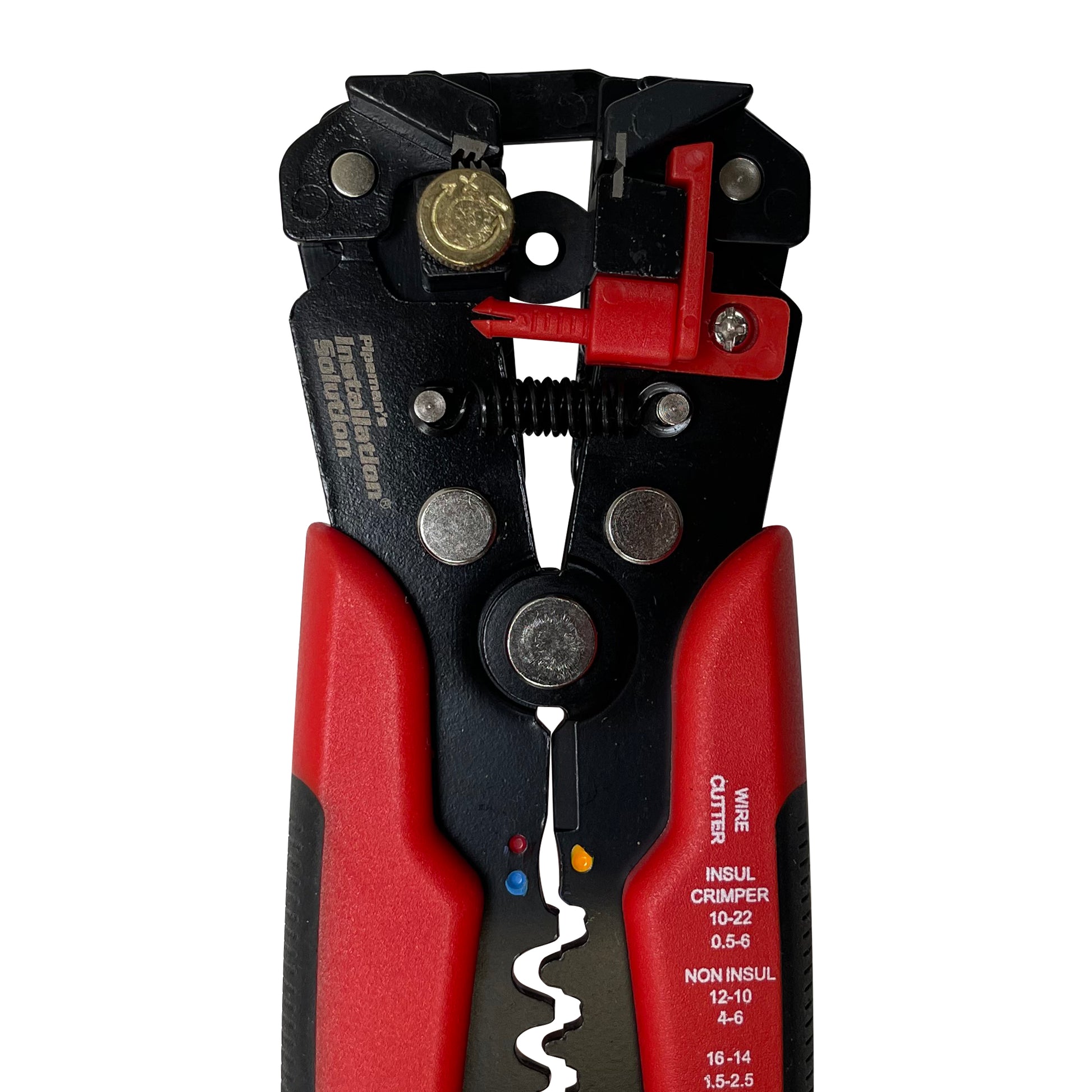 8" Heavy Duty Wire Stripper Cutter & 10-22 AWG Gauge Terminal Connector Crimper Tool