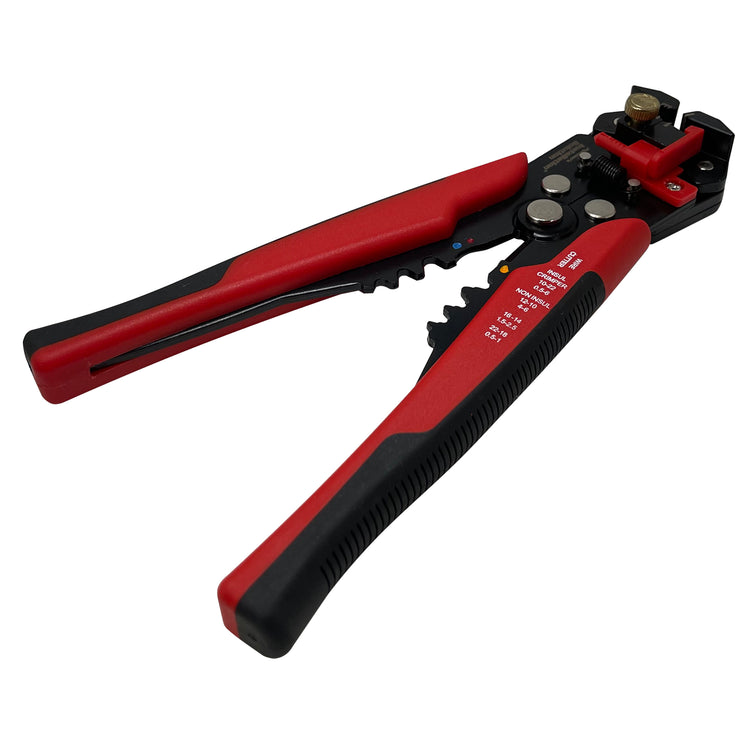 Automatic Wire Stripper 3-in-1 Tool - 7-Inch Heavy Duty For Cutting, Stripping 8-18 AWG & Crimping 10-22 AWG