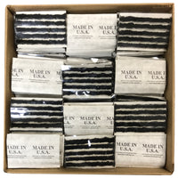 Western Weld 2500 Piece Black 4" Tire Repair Plug Self Vulcanizing Tubeless Insert String Box - USA