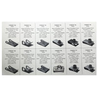 54 Piece Black Phosphate Finish U Nut Speed Nut U Clip GM Assortment Kit