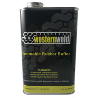 Western Weld Rubber Prep & Liquid Buffing Solution Oblong Can 32 Oz.