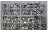 Master Non-Insulated Wire Terminal Connector Assortment Kit - 2600 Pieces