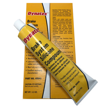 Dynatex Brake System Silicone Lubricant Compound 5.3 Oz. Tube - Boxed, pack of 6 Tubes
