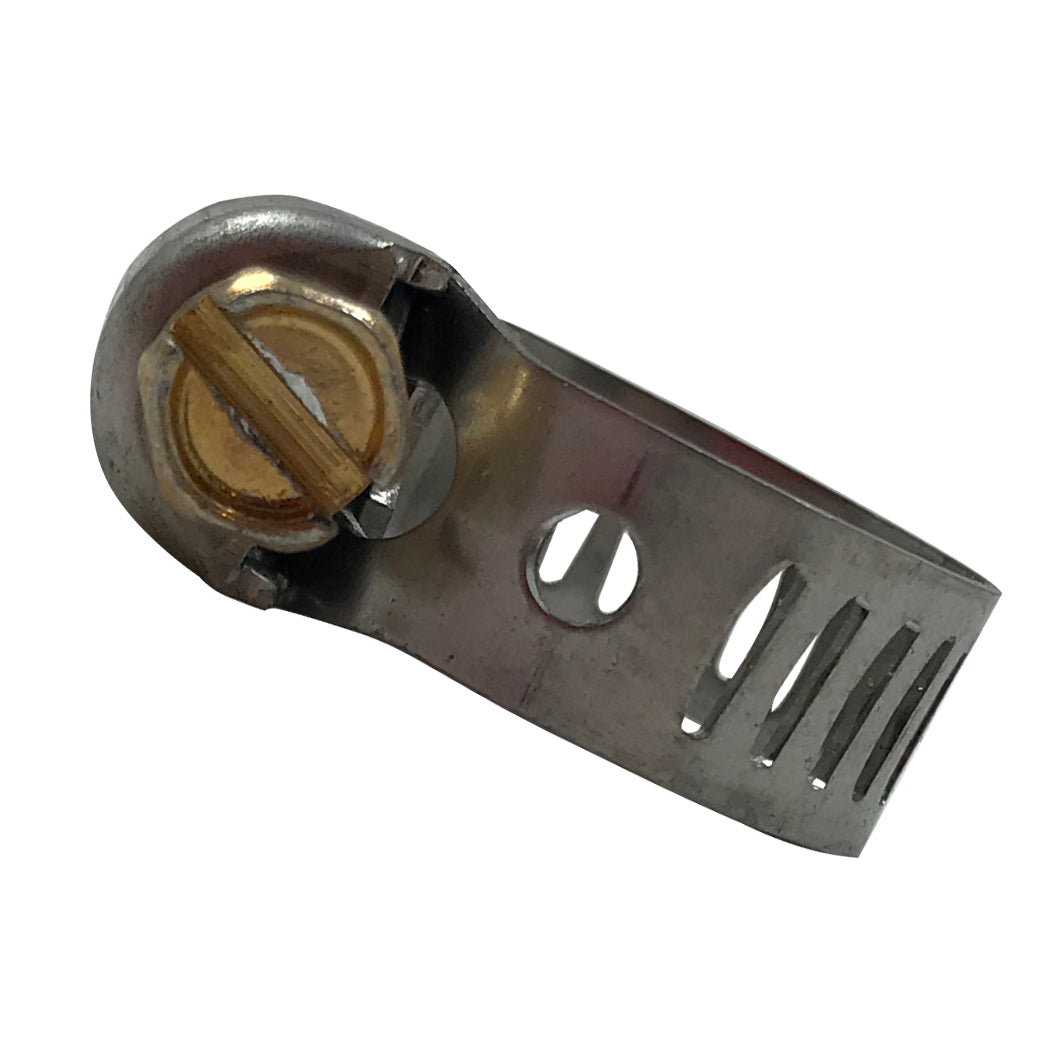 Box of 10 SAE #4 Stainless Steel Mini 7/32" - 5/8" Worm Gear Hose Clamp 5/16" Band
