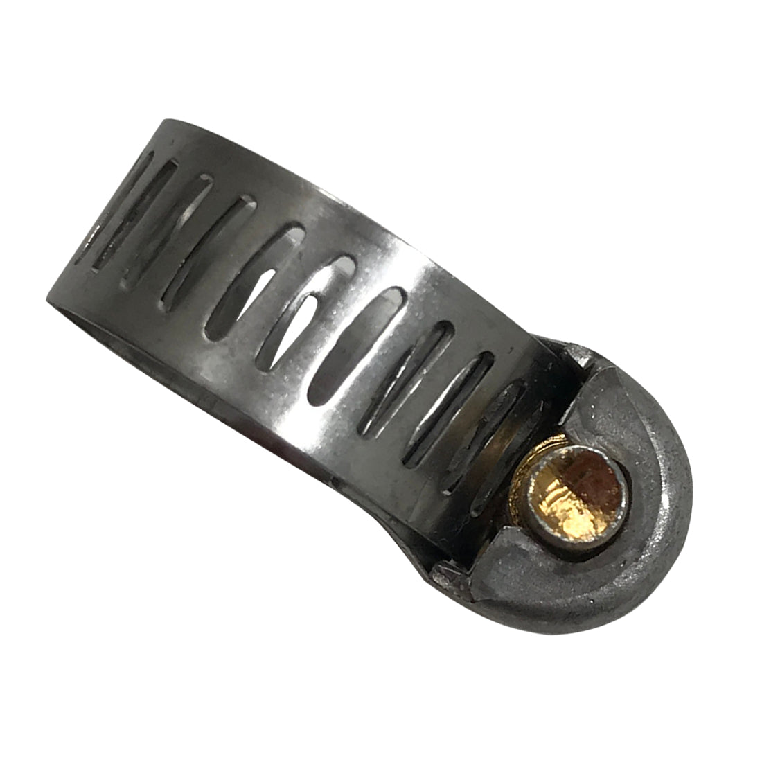 Box of 10 SAE #4 Stainless Steel Mini 7/32" - 5/8" Worm Gear Hose Clamp 5/16" Band