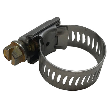 Box of 100 SAE #8 Stainless Steel 1/2" to 29/32" Worm Gear Hose Clamp 1/2" Band