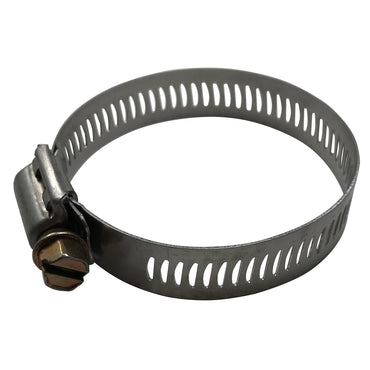 Box of 100 SAE #28 Stainless Steel 1 5/16 to 2 1/4" Worm Gear Hose Clamp 1/2 Band