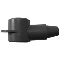 8 Point Power Distribution Post 5/16" Black With Black Insulating Boot & Clear Disc
