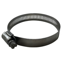Box of 10 SAE #40 Stainless Steel 2" to 3" Worm Gear Hose Clamp 9/16" Band