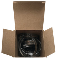 Box of 10 SAE #40 Stainless Steel 2" to 3" Worm Gear Hose Clamp 9/16" Band