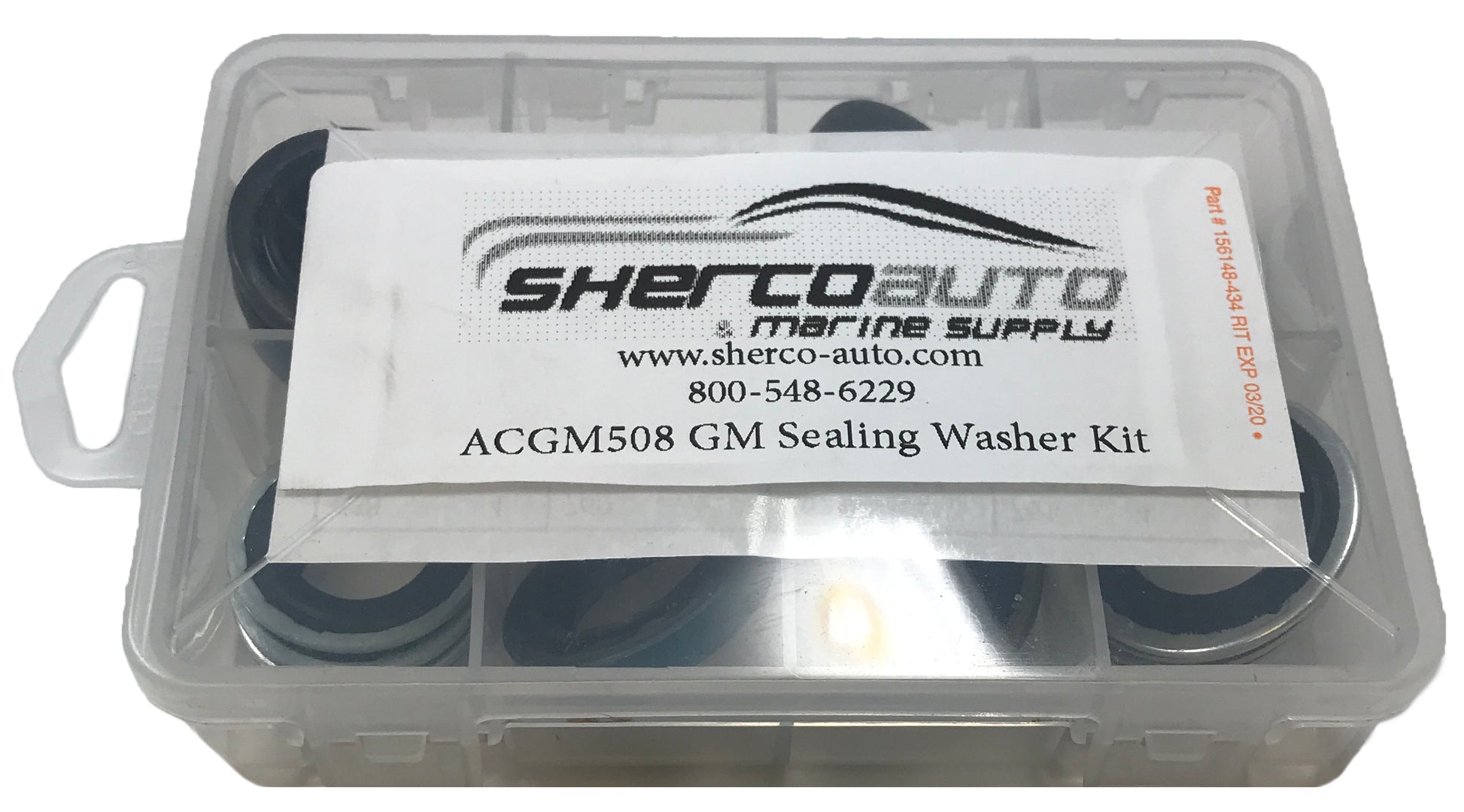 24 Piece A/C GM Sealing Washer Assortment Kit
