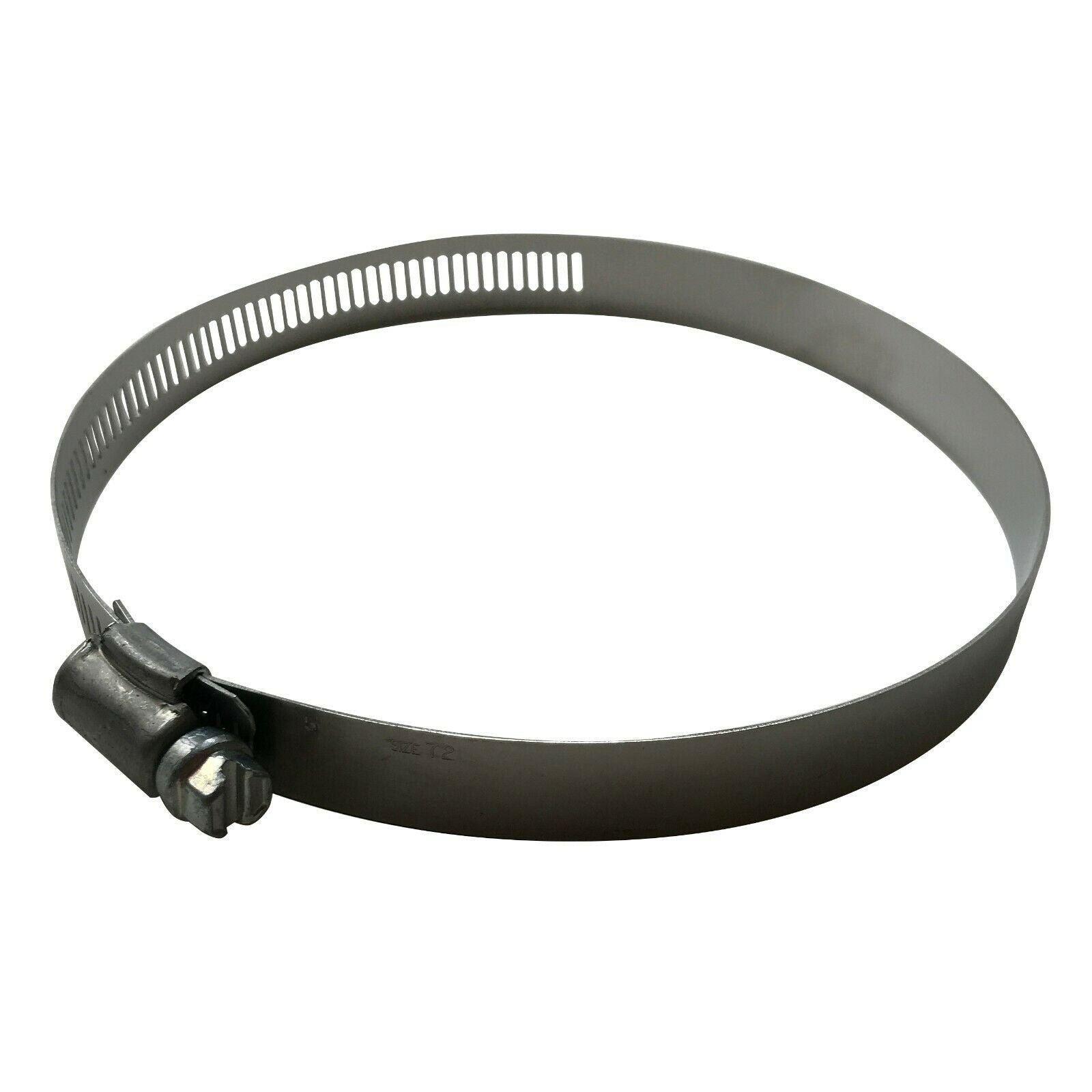 Box of 10 SAE #72 Stainless Steel 3" to 5" Worm Gear Hose Clamp 9/16" Band