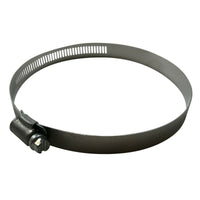 Box of 10 SAE #72 Stainless Steel 3" to 5" Worm Gear Hose Clamp 9/16" Band