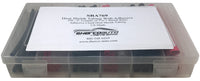 100 Piece Flexible Adhesive Glue Lined Heat Shrink Tubing Assortment