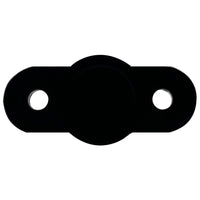 Small Base 1/4" Single Point Power Post - Black
