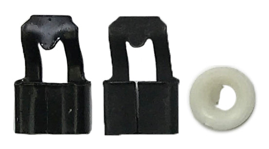 62 Piece Nylon Door Lock Rod End Clip Retainer Assortment Kit - Ford GM Chrysler Mazda