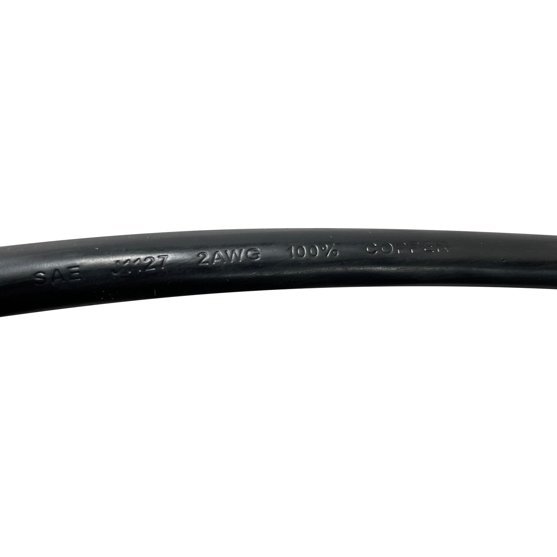 25 FT Coil Black 2 AWG Gauge Battery Cable Switch Starter & Ground Wire