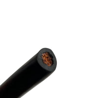 25 FT Coil Black 2 AWG Gauge Battery Cable Switch Starter & Ground Wire