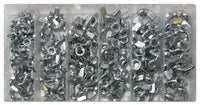 150 Piece Wing Nut Assortment Kit - 6 Popular Sizes